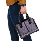 New Zealand Maori Niho Taniwha Shoulder Handbag Waiporopo Mangopare and Puhoro Pattern
