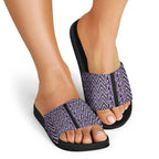 New Zealand Maori Niho Taniwha Slide Sandals Waiporopo Mangopare and Puhoro Pattern - Aussie Hoodie