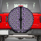 New Zealand Maori Niho Taniwha Spare Tire Cover Waiporopo Mangopare and Puhoro Pattern