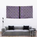 New Zealand Maori Niho Taniwha Tapestry Waiporopo Mangopare and Puhoro Pattern
