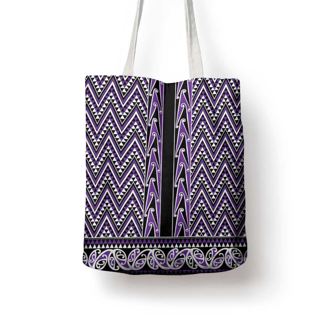 New Zealand Maori Niho Taniwha Tote Bag Waiporopo Mangopare and Puhoro Pattern - Aussie Hoodie
