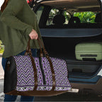 New Zealand Maori Niho Taniwha Travel Bag Waiporopo Mangopare and Puhoro Pattern - Aussie Hoodie