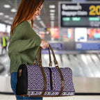 New Zealand Maori Niho Taniwha Travel Bag Waiporopo Mangopare and Puhoro Pattern - Aussie Hoodie