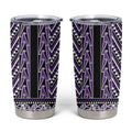 New Zealand Maori Niho Taniwha Tumbler Cup Waiporopo Mangopare and Puhoro Pattern