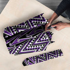 New Zealand Maori Niho Taniwha Umbrella Waiporopo Mangopare and Puhoro Pattern - Aussie Hoodie