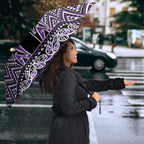 New Zealand Maori Niho Taniwha Umbrella Waiporopo Mangopare and Puhoro Pattern - Aussie Hoodie