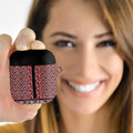 New Zealand Maori Niho Taniwha AirPods Case Whero Mangopare and Puhoro Pattern - Aussie Hoodie