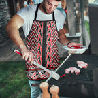 New Zealand Maori Niho Taniwha Apron Whero Mangopare and Puhoro Pattern - Aussie Hoodie