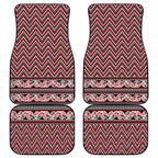 New Zealand Maori Niho Taniwha Car Mats Whero Mangopare and Puhoro Pattern