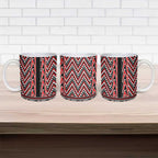 New Zealand Maori Niho Taniwha Ceramic Mug Whero Mangopare and Puhoro Pattern - Aussie Hoodie