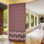 New Zealand Maori Niho Taniwha Door Cover Whero Mangopare and Puhoro Pattern - Aussie Hoodie
