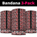 New Zealand Maori Niho Taniwha Neck Gaiter Whero Mangopare and Puhoro Pattern - Aussie Hoodie