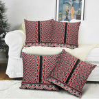 New Zealand Maori Niho Taniwha Pillow Cover Whero Mangopare and Puhoro Pattern - Aussie Hoodie