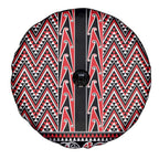 New Zealand Maori Niho Taniwha Spare Tire Cover Whero Mangopare and Puhoro Pattern
