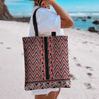 New Zealand Maori Niho Taniwha Tote Bag Whero Mangopare and Puhoro Pattern - Aussie Hoodie