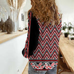 New Zealand Maori Niho Taniwha Women Casual Shirt Whero Mangopare and Puhoro Pattern