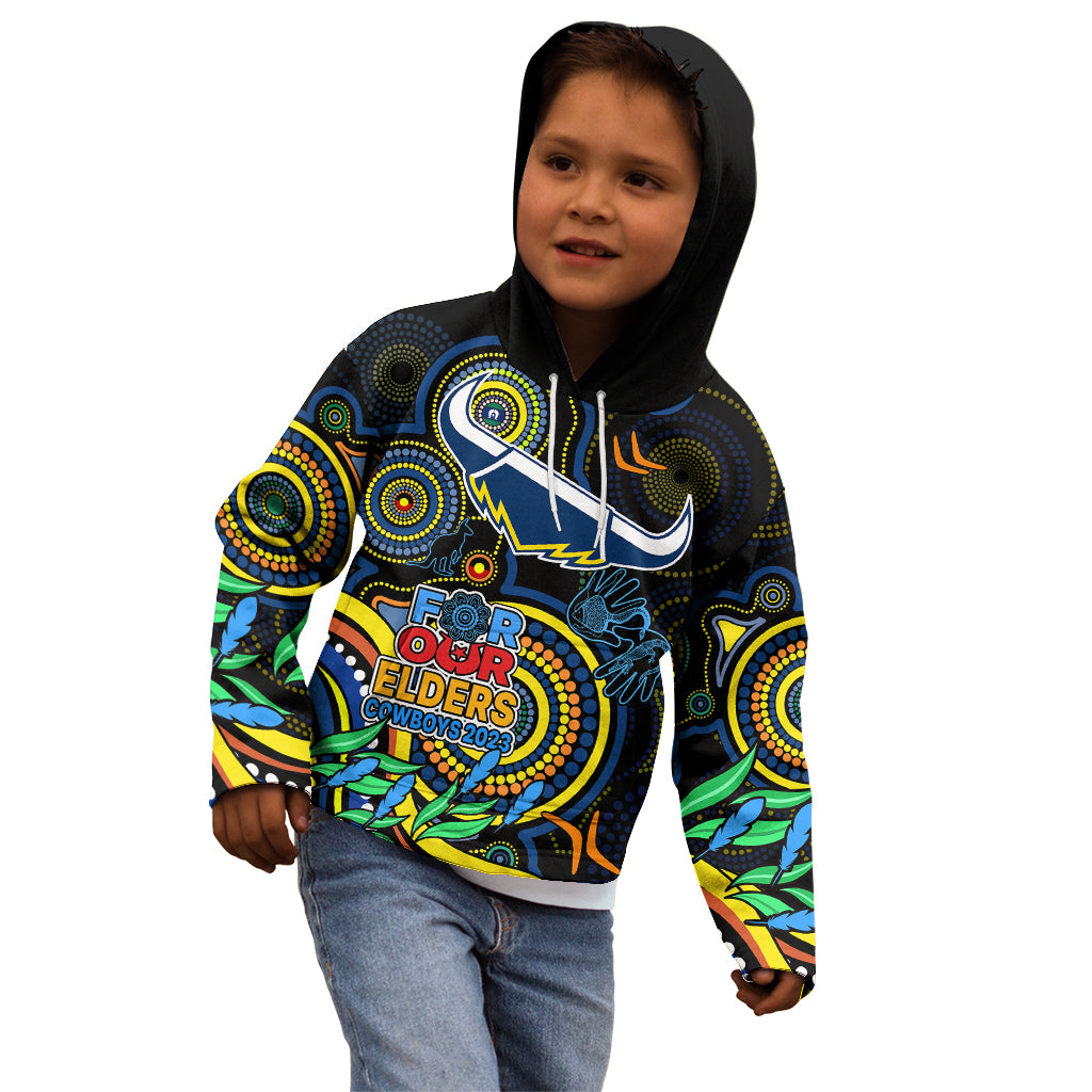 cowboys-rugby-aboriginal-art-kid-hoodie-naidoc-indigenous-tribal
