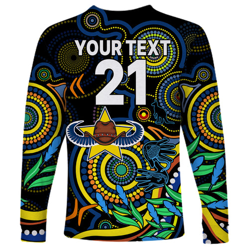 custom-cowboys-rugby-aboriginal-art-long-sleeve-shirt-naidoc-indigenous-tribal