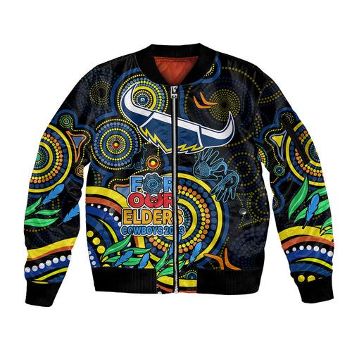 custom-cowboys-rugby-aboriginal-art-sleeve-zip-bomber-jacket-naidoc-indigenous-tribal