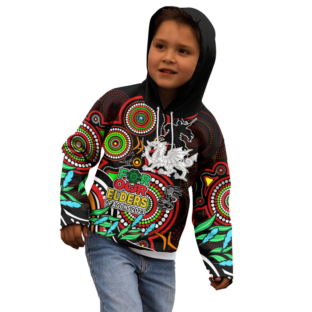 dragons-rugby-aboriginal-art-kid-hoodie-naidoc-indigenous-tribal