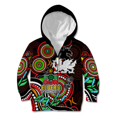custom-dragons-rugby-aboriginal-art-kid-hoodie-naidoc-indigenous-tribal