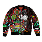 custom-dragons-rugby-aboriginal-art-sleeve-zip-bomber-jacket-naidoc-indigenous-tribal