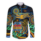 eels-rugby-aboriginal-art-long-sleeve-button-shirt-naidoc-indigenous-tribal