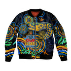 eels-rugby-aboriginal-art-sleeve-zip-bomber-jacket-naidoc-indigenous-tribal