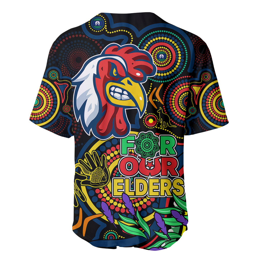 roosters-rugby-aboriginal-art-baseball-jersey-naidoc-indigenous-tribal
