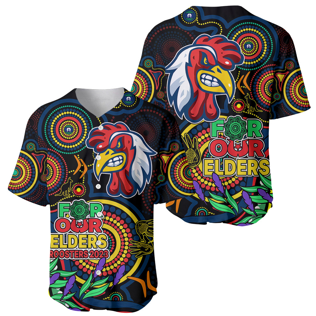 roosters-rugby-aboriginal-art-baseball-jersey-naidoc-indigenous-tribal