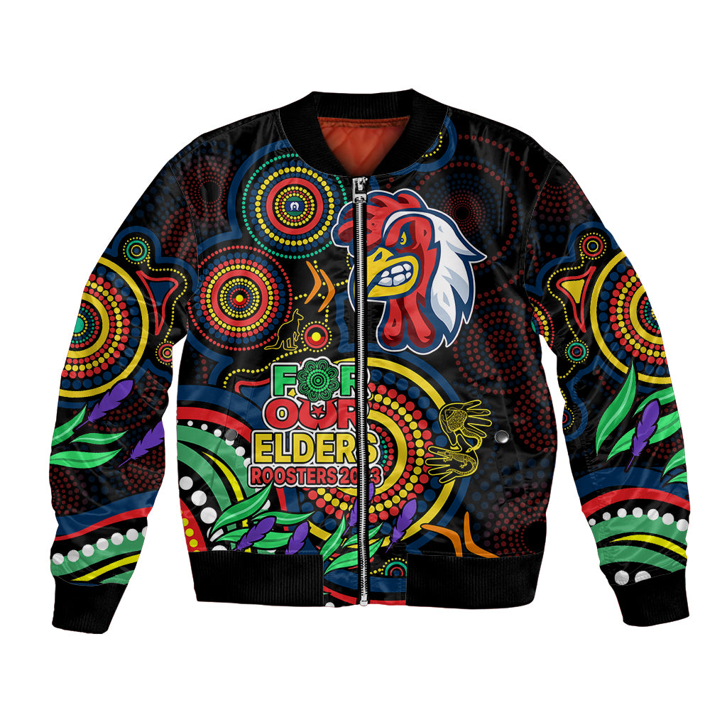 roosters-rugby-aboriginal-art-bomber-jacket-naidoc-indigenous-tribal