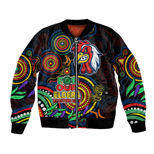 roosters-rugby-aboriginal-art-bomber-jacket-naidoc-indigenous-tribal