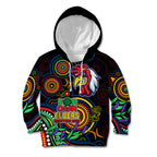 roosters-rugby-aboriginal-art-kid-hoodie-naidoc-indigenous-tribal
