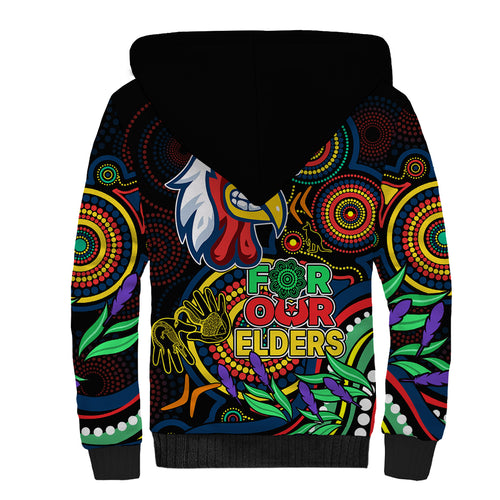 roosters-rugby-aboriginal-art-sherpa-hoodie-naidoc-indigenous-tribal