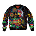 roosters-rugby-aboriginal-art-sleeve-zip-bomber-jacket-naidoc-indigenous-tribal