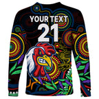 custom-roosters-rugby-aboriginal-art-long-sleeve-shirt-naidoc-indigenous-tribal