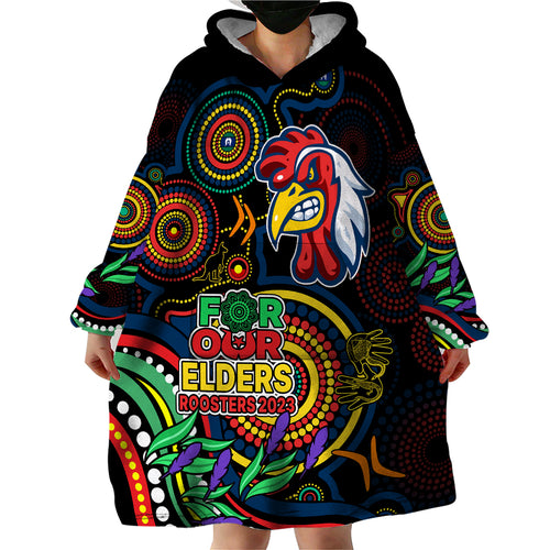 custom-roosters-rugby-aboriginal-art-wearable-blanket-hoodie-naidoc-indigenous-tribal
