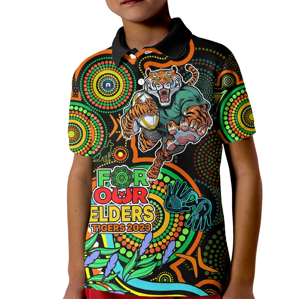 tigers-rugby-aboriginal-art-kid-polo-shirt-naidoc-indigenous-tribal