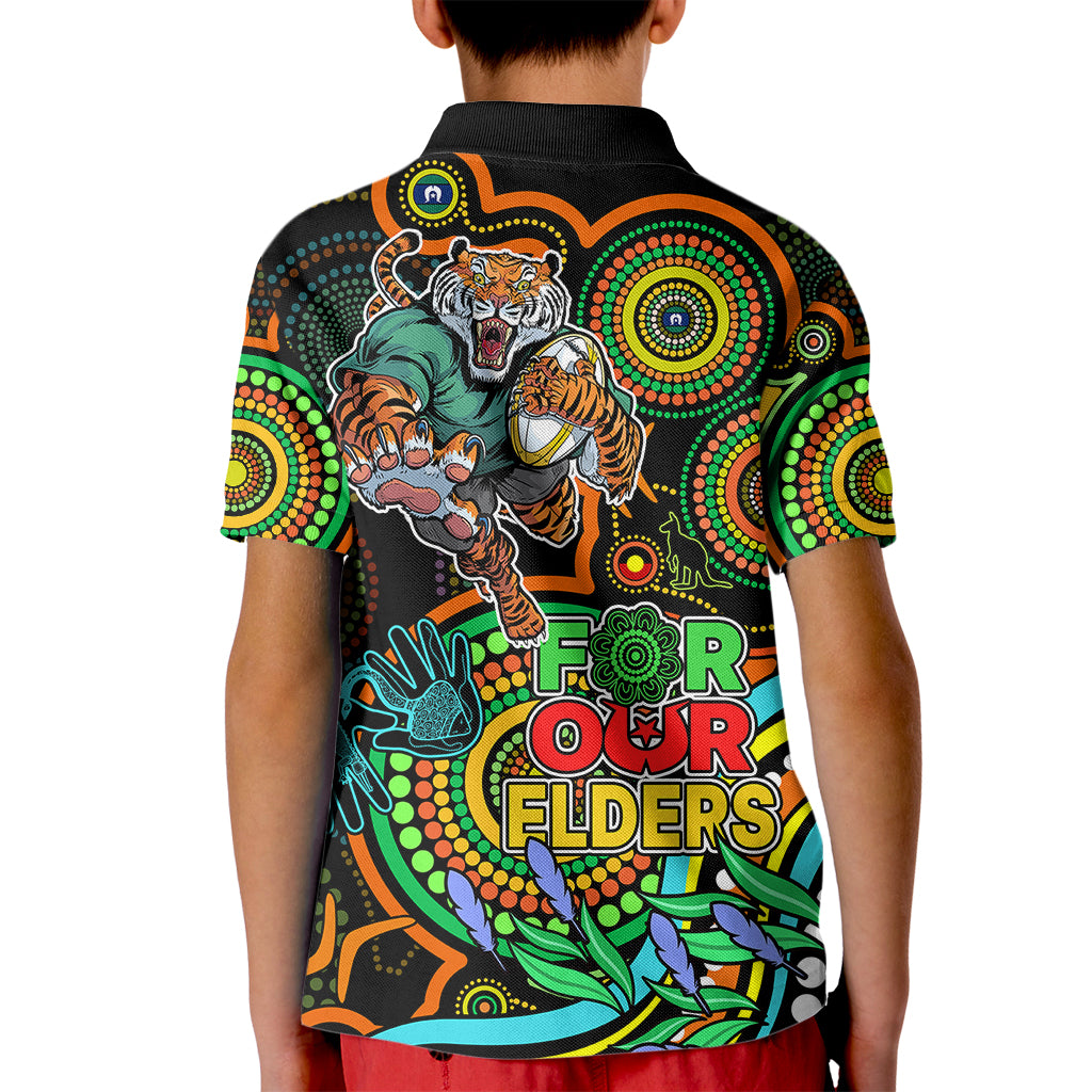 tigers-rugby-aboriginal-art-kid-polo-shirt-naidoc-indigenous-tribal