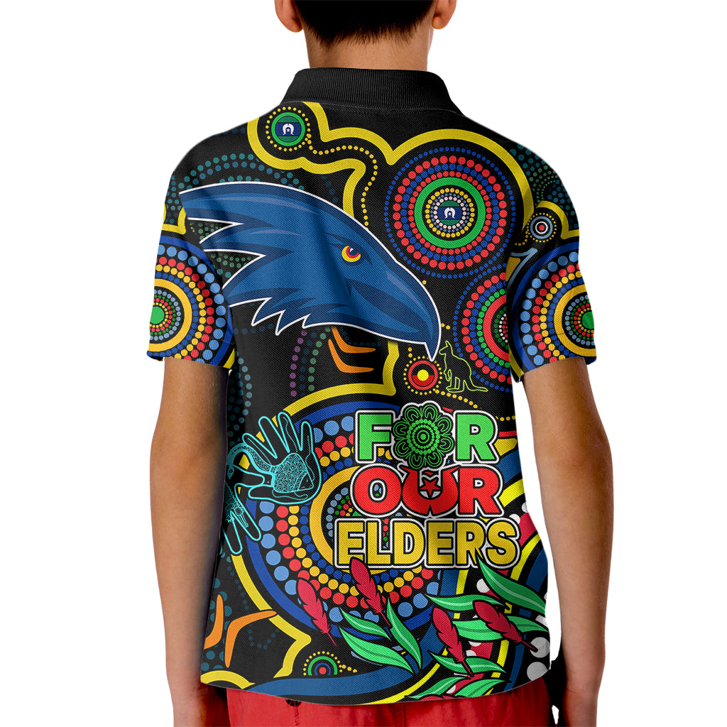 crows-football-aboriginal-art-kid-polo-shirt-naidoc-indigenous-tribal