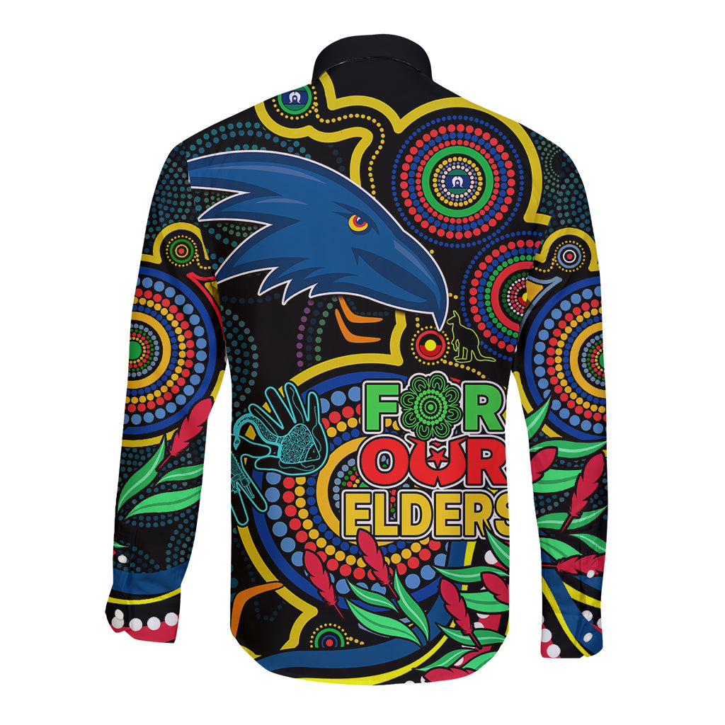 crows-football-aboriginal-art-long-sleeve-button-shirt-naidoc-indigenous-tribal