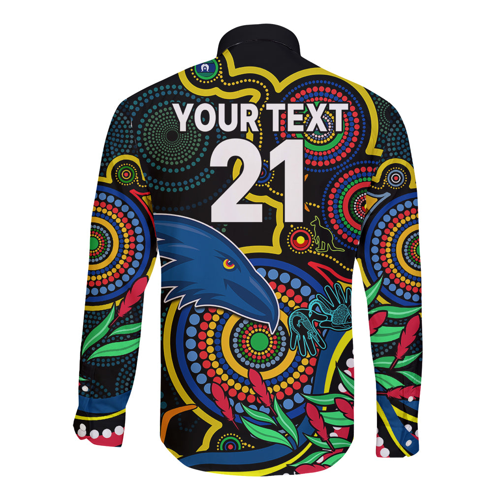 custom-crows-football-aboriginal-art-long-sleeve-button-shirt-naidoc-indigenous-tribal