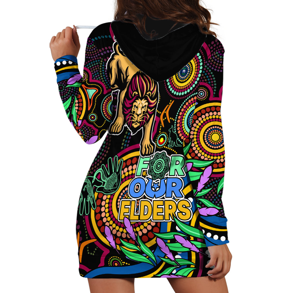lions-football-aboriginal-art-hoodie-dress-naidoc-indigenous-tribal