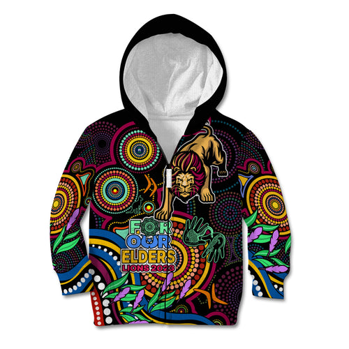 lions-football-aboriginal-art-kid-hoodie-naidoc-indigenous-tribal