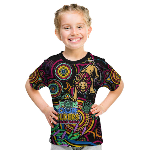 lions-football-aboriginal-art-kid-t-shirt-naidoc-indigenous-tribal