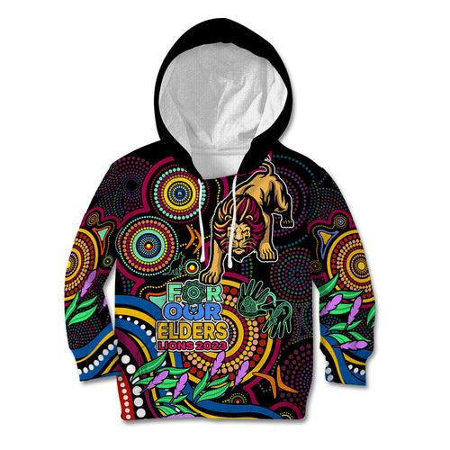 custom-lions-football-aboriginal-art-kid-hoodie-naidoc-indigenous-tribal