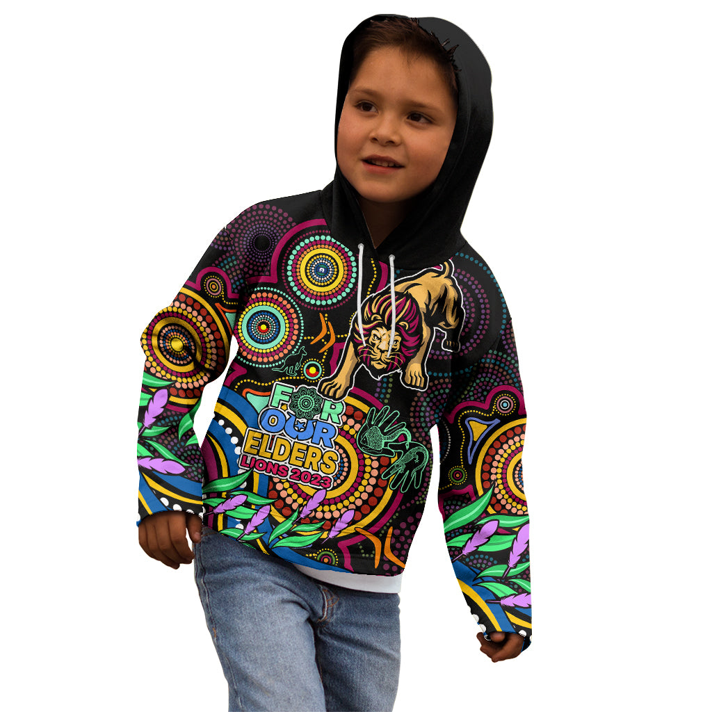 custom-lions-football-aboriginal-art-kid-hoodie-naidoc-indigenous-tribal