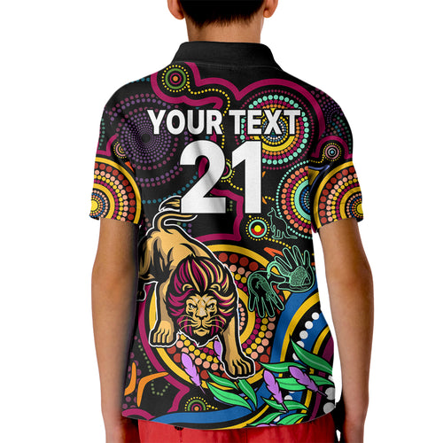 custom-lions-football-aboriginal-art-kid-polo-shirt-naidoc-indigenous-tribal