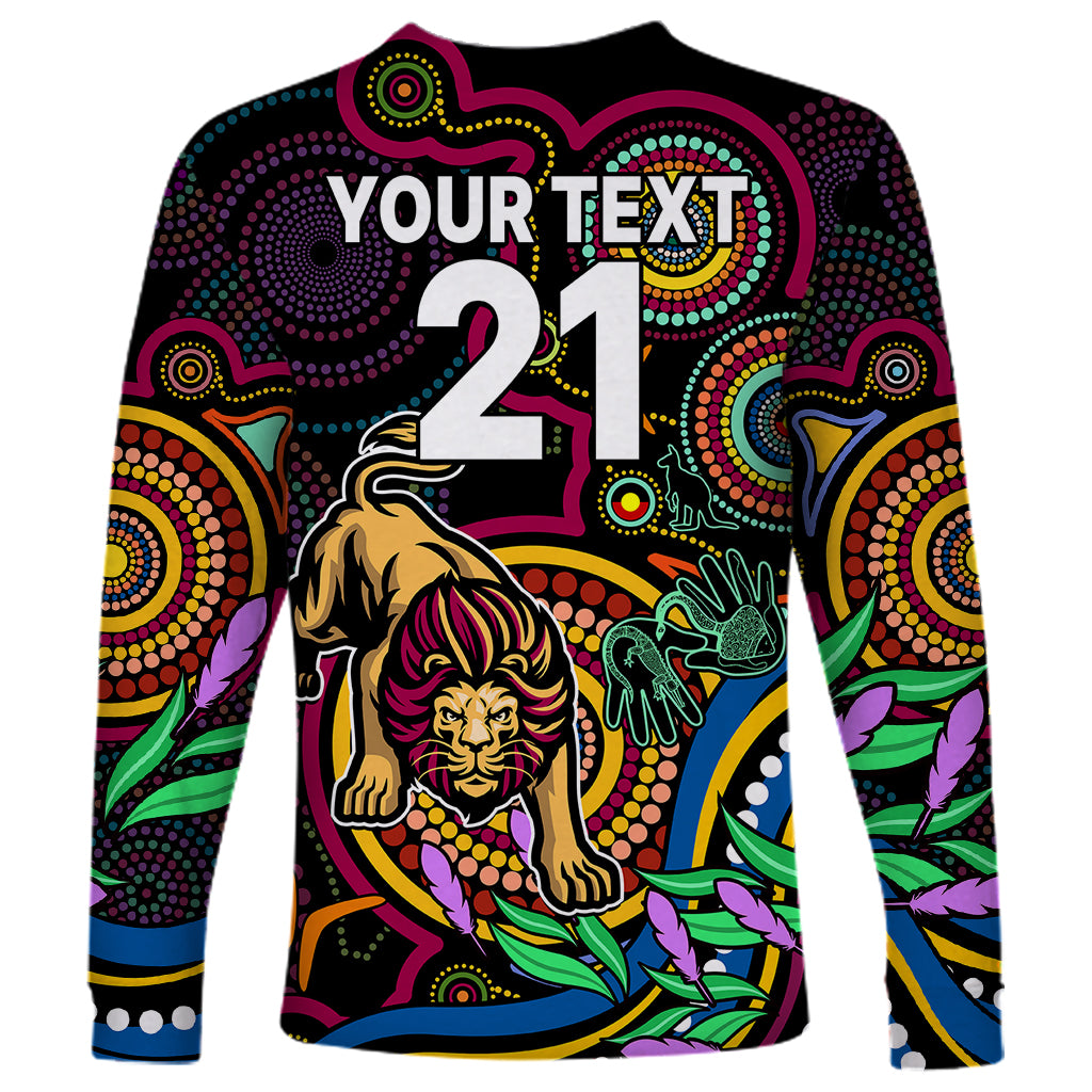 custom-lions-football-aboriginal-art-long-sleeve-shirt-naidoc-indigenous-tribal