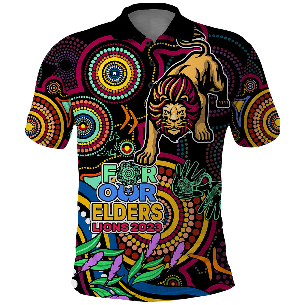custom-lions-football-aboriginal-art-polo-shirt-naidoc-indigenous-tribal
